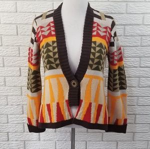 Sparrow Onam Cardigan Sweater L Linen Lambswool